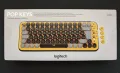 Logitech POP Keys Wireless Mechanical Keyboard With Emoji Keys, BLAST YELLOW клавиатура механична, снимка 1