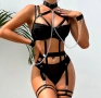 Ново! Секси черно бельо, бандажните ленти не са включени, снимка 5