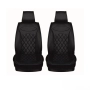 Кожена тапицерия за предни седалки 1158 - 2 части Черно, снимка 1
