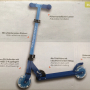 Нов скутер, тротинетка с лед колелца., снимка 1