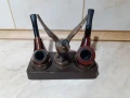 Уникална и невероятна метална поставка за две лули с патица, снимка 6