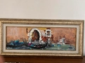 ЖАНА ПОПОВА масло пейзаж Венеция, снимка 2