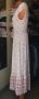 РАЗКОШНА дълга рокля с акценти от златиста дантела , снимка 8