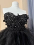 Къса черна бална рокля, снимка 3