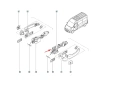 Основа за външна дръжка на Renault Master 3 (2010-2024) предна лява / плъзгаща дясна, снимка 3