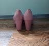 Лилави обувки на ток с отворени пръсти Conte' Studio Vera pelle, 37р. , снимка 3