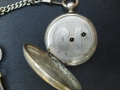 Стар джобен сребърен часовник, снимка 4