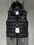 Moncler мъжки черен елек, снимка 1