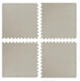 Настилка, 61х61х2 см, Изработена от EVA, Комплект 4 броя, Светлосиво, Бежово , снимка 3