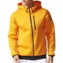 adidas Hoodie Daybreaker Orange - страхотно мъжко горнище М, снимка 1 - Спортни дрехи, екипи - 45081930