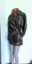 Два различни броя / Дамско двуредно яке / манто с вата, от естествена кожа , снимка 14