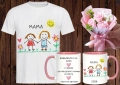 Подарък за баба, мама, леля. За 8март персонализиран детски Арт подарък, снимка 6