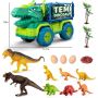 Образователна и интерактивна играчка, sundiguer, комплект камион динозавър, комплект 44 диноз, снимка 2