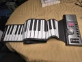гъвкаво навиващо се пиано 61 клавиша мека клавиатура пиано електронно цифрово пиано преносимо

, снимка 7