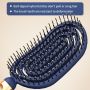 Спирална четка за разресване на коса SHINLEA, масажна четка за коса с гъвкави меки влакна, снимка 5