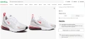 Nike Air Max 270 номер 43 ,5- 44 оригинални маратонки , снимка 2
