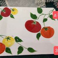 Плата нови с домати,лимони,маслини, снимка 2 - Чинии - 45733675