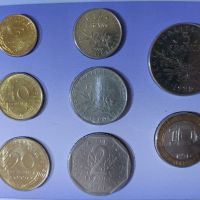 Комплектен сет - Франция 1960 - 2000 - 8 монети от 5 сантима до 10 франка, снимка 2 - Нумизматика и бонистика - 45207168