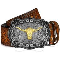 Мъжки колан Jadive Western Cowboy Vintage 114 см. НОВ, снимка 1 - Колани - 45233789