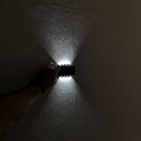 Соларна Led лампа за стена с 8 диода - студено бяла светлина, снимка 3 - Аксесоари и консумативи - 45116259