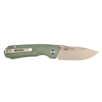 Сгъваем нож Dulotec K262-GN дръжка от Micarta и 14C28N неръждаема стомана, снимка 4 - Ножове - 45007816