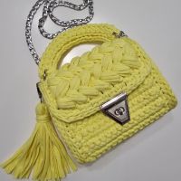 Промо цена! Ръчно плетени дамски чанти!, снимка 5 - Чанти - 45405459