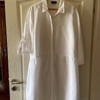 Нова бяла елегантна рокля лен памук ленена , снимка 10 - Рокли - 45625420
