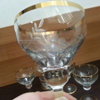 Ретро кристални чаши , снимка 4 - Антикварни и старинни предмети - 45906266