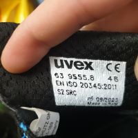 Uvex Xenova S2 Защитни кожени  работни обувки номер 46, снимка 2 - Други - 45269211
