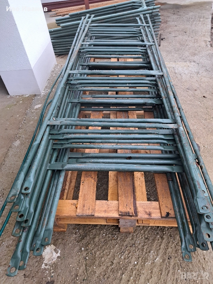 Продавам рамково/фасадно/строително скеле.Ново-120кв.м.Цена-2200евро., снимка 1