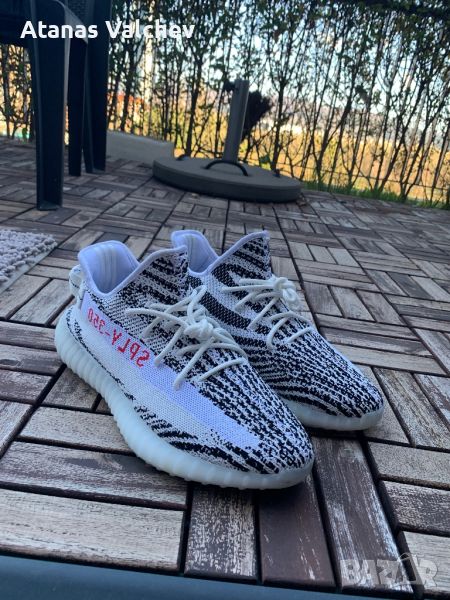 Yeezy boost 350 zebra, снимка 1