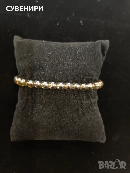 Гривна от естествен опушен кварц , снимка 1