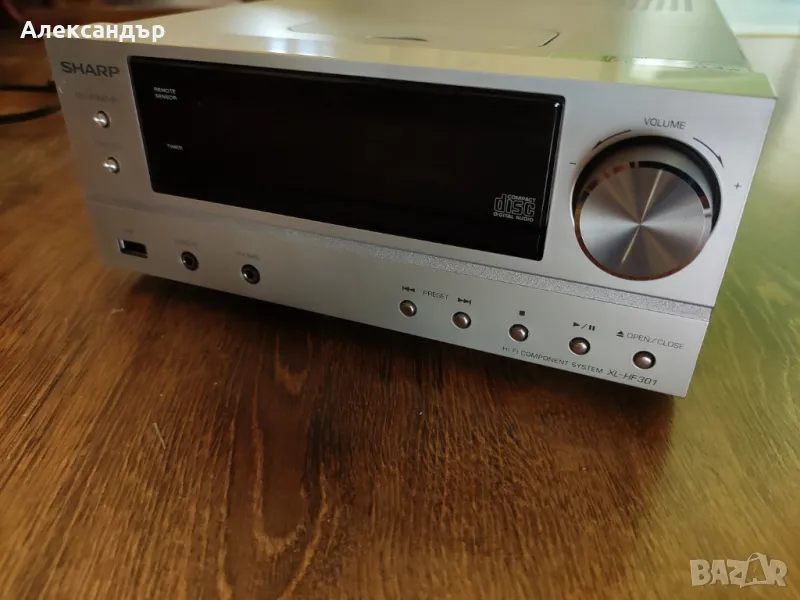 SHARP XL-HF301PH, USB MP3, CD, FM, AUX, Stereo Receiver, Subwoofer Out,  2 x 50W, 4 Ома, снимка 1