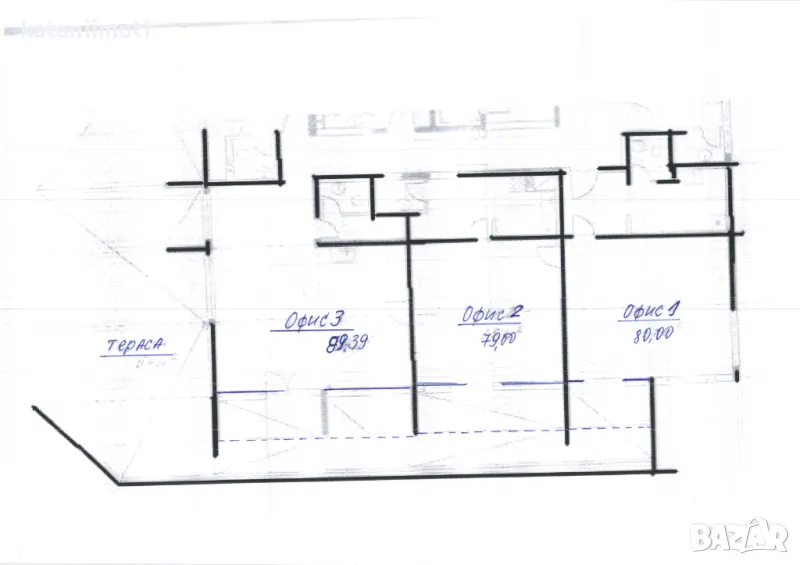 Офис с А16-офисен етаж Ов.купел2, снимка 1