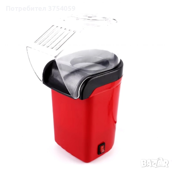 Компактна машина за пуканки с горещ въздух – Бързи и здравословни пуканки за минути, снимка 1