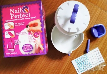 Уред за перфектен маникюр с 200 броя ваденки, снимка 1