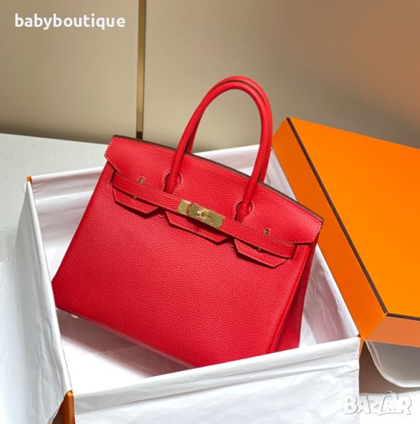 Hermes Birkin China red, снимка 1