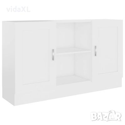 vidaXL Бюфет, бял, 120x30,5x70 см, ПДЧ(SKU:802777, снимка 1