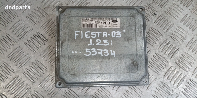 Компютър Ford Fiesta 1.25i 2003г. 3S61-12A650-CB S118107004D	, снимка 1
