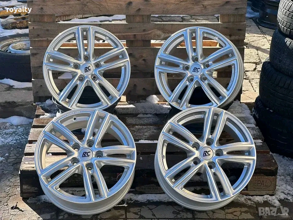 5х114.3 Джанти 16 Цола Нисан Рено Дачия Хонда Тойота 5x114.3 Нови Чисто нови немски джанти с КБА ном, снимка 1