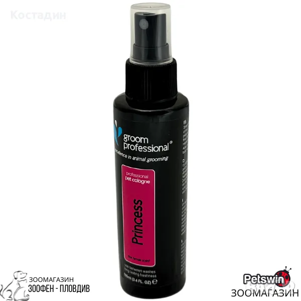 Парфюм/Одеколон за Женски Кучета - 100ml - Princess - Groom Professional, снимка 1