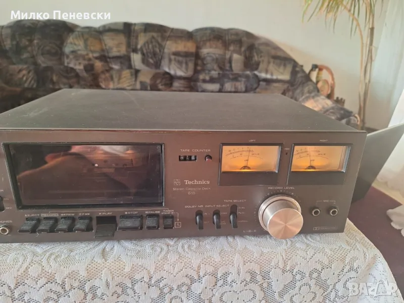 TECHNICS   615  HIFI VINTAGE STEREO CASSETTE DECK MADE IN JAPAN , снимка 1