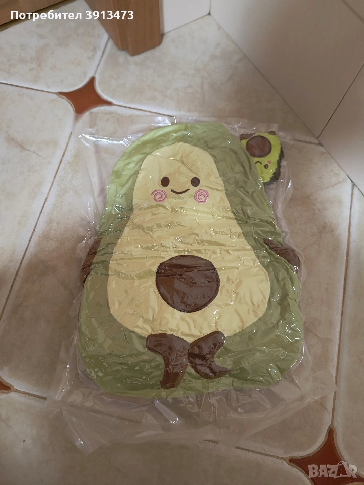 Чисто нова плюшена играчка авокадо 37см висока, снимка 1