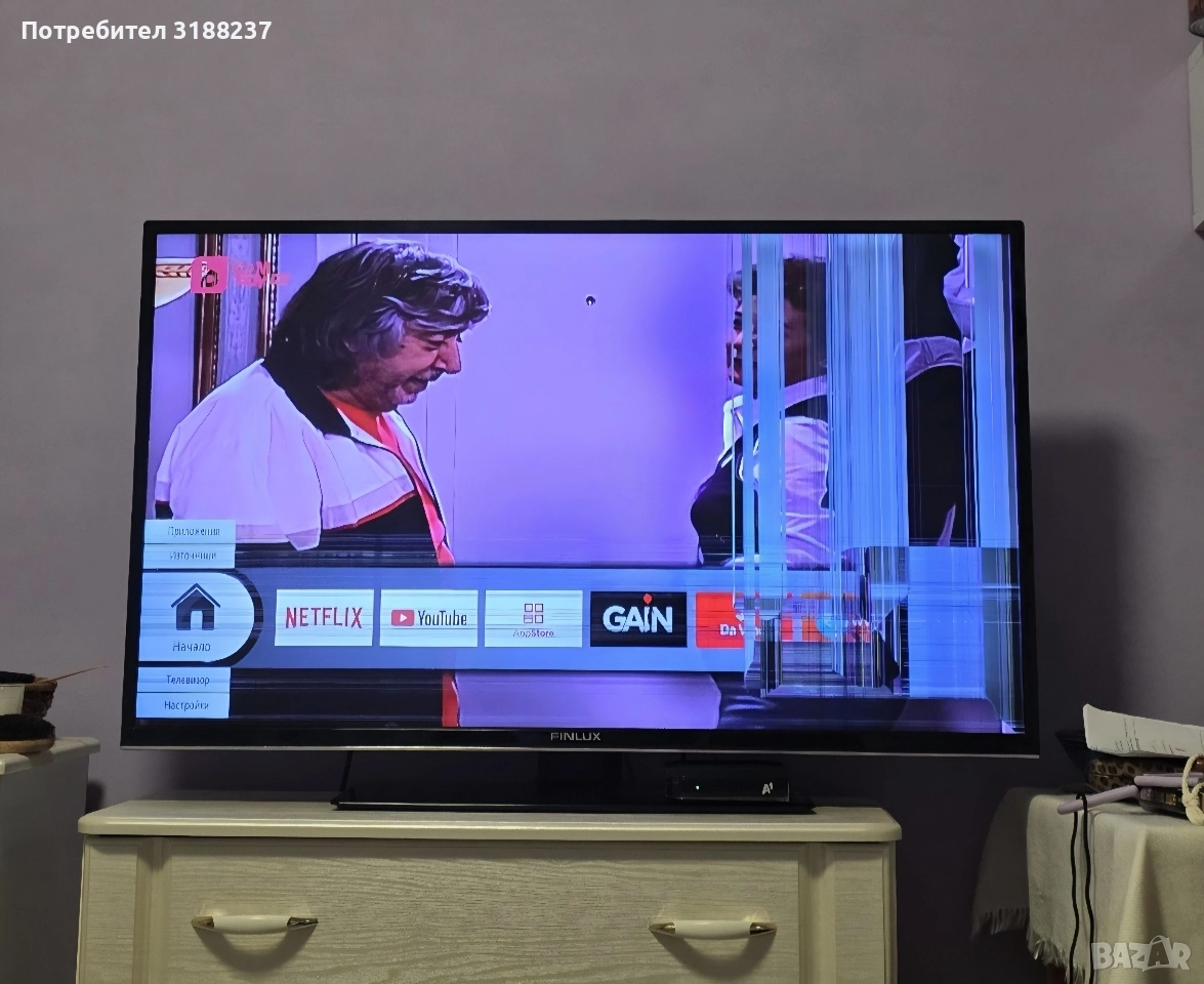 Смарт телевизор Finlux 43" с дистанционно управление, снимка 1