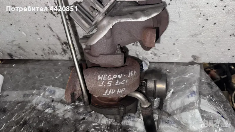 Турбо компресор за Renault Megane - 54399700087, снимка 1