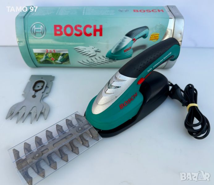 Bosch Isio - Акумулаторна ножица за трева и храсти като нова!, снимка 1