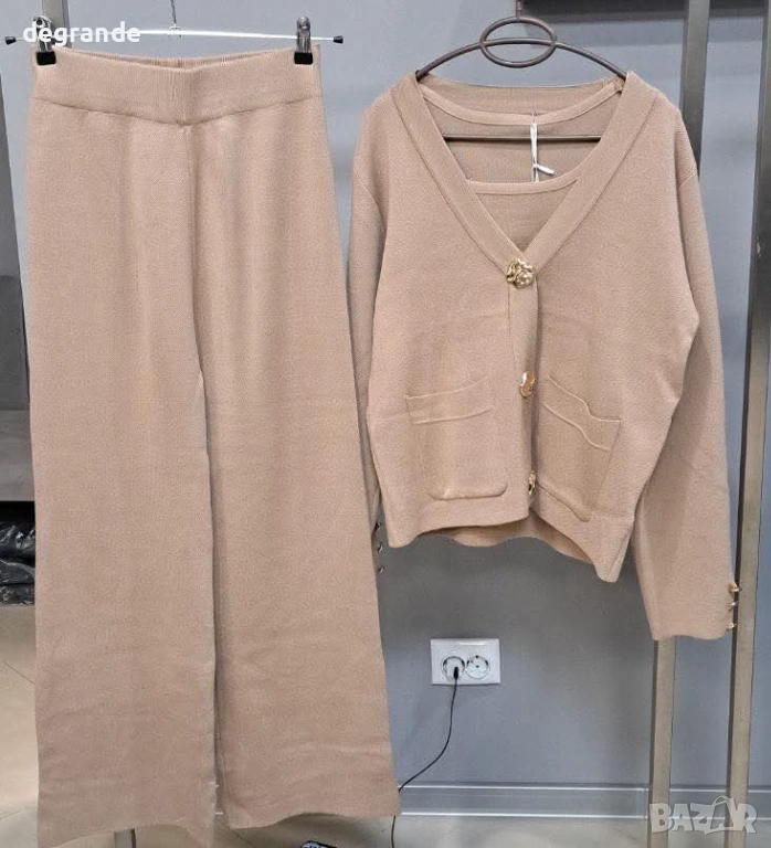 Дамски комплект 3 части Плетиво, снимка 1