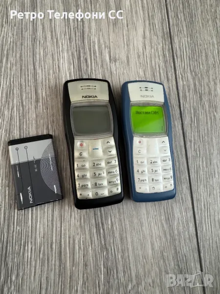 Nokia 1100 Налични 2 броя Черен и Син, снимка 1