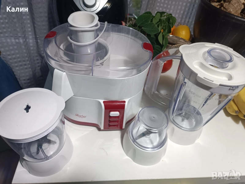 Сокоизстисквачка 4 в 1 ZEPHYR и pulse функция, блендер, 2 мелнички, снимка 1