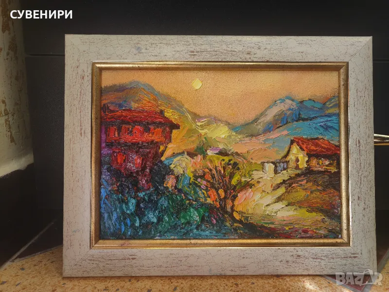 Ръчно направена картина с маслени бои , снимка 1